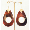 Boucles Corne Argent 925 1