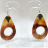 Boucles Corne Argent 925 2