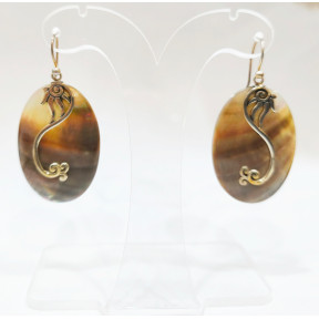 Boucles Nacre Argent 925 3