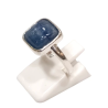 Bague Cyanite Carré Argent 925 Taille Réglable