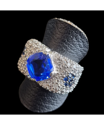 Bague Topaze bleue London &...