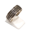 Anneau Celtique Argent 925 Ciselé Taille 64