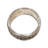 Anneau Celtique Argent 925 Ciselé Taille 64