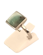 Bague Larimar Carrée Argent 925 Taille 62