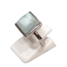 Bague Larimar Carrée Argent 925 Taille 53
