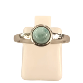 Bague Larimar Ronde Argent 925 Taille 59