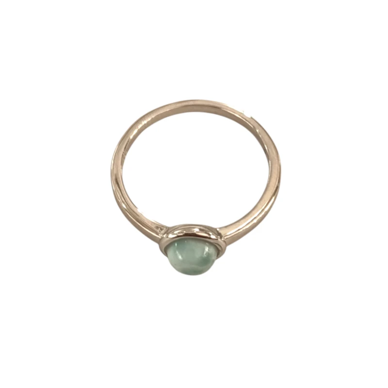 Bague Larimar Ronde Argent 925 Taille 57