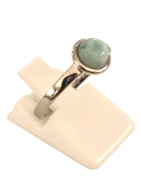 Bague Larimar Ronde Argent 925 Taille 57