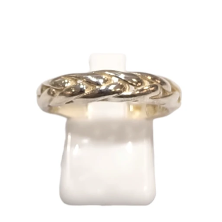 Bague Tressée Argent 925 Taille 57