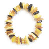 Bracelet Ambre Baltique Multicolore Baroque XL