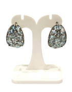 Boucles Topaze Bleue Argent 925