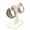 Boucles Topaze Bleue Argent 925