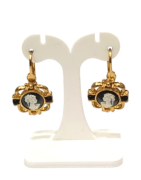 Boucles Camée Plaqué Or