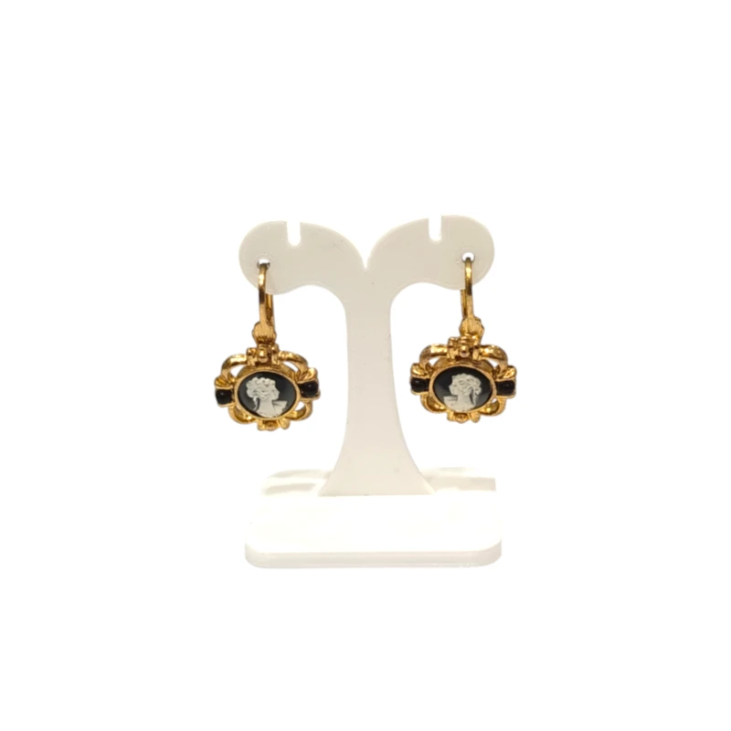 Boucles Camée Plaqué Or