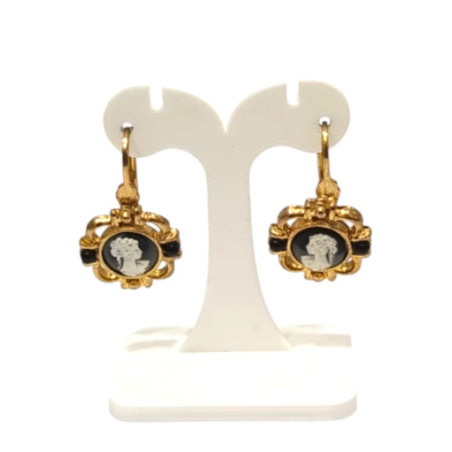 Boucles Camée Plaqué Or