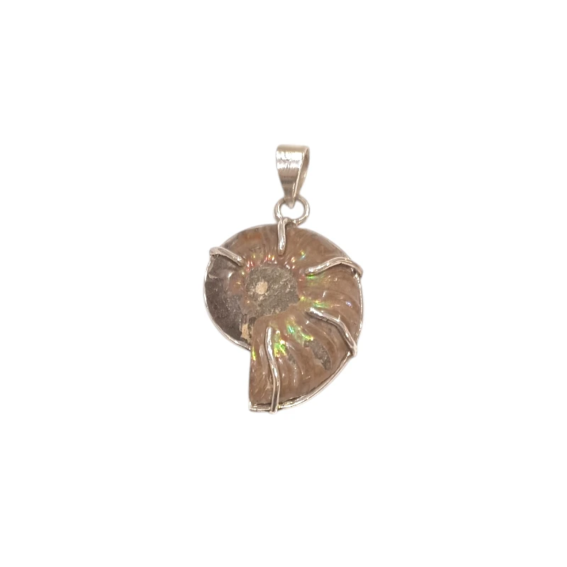 Pendentif Ammonite Côté Gauche Argent 925