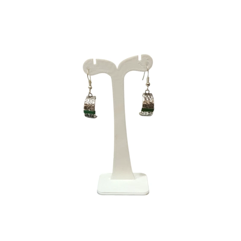 Boucles Cordon Acier Martelé