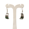 Boucles Cordon Acier Martelé