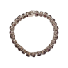 Bracelet Grenat Rouge Ovale Argent 925