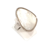 Bague Nacre  Blanche Argent 925 Taille 54