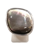 Bague Nacre Perlière Argent 925 Taille 53