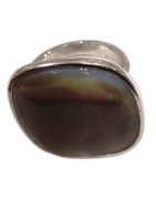 Bague Nacre Perlière Argent 925 Taille 53