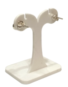 Boucles Améthyste Ronde Facettée Argent 925