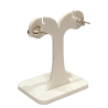 Boucles Améthyste Ronde Facettée Argent 925