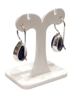 Boucles Lapis-lazuli Goutte Argent 925