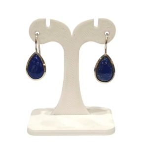 Boucles Lapis-lazuli Goutte Argent 925