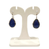 Boucles Lapis-lazuli Goutte Argent 925