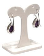 Boucles Améthyste Goutte Argent 925