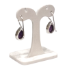 Boucles Améthyste Goutte Argent 925