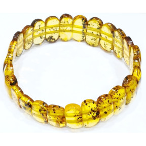 Bracelet Ambre Baltique Lamelles 15-17mm