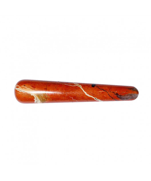 Bâton de massage Jaspe rouge