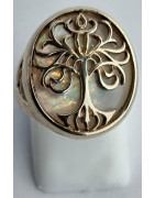 Bague Nacre Arbre de vie Argent 925