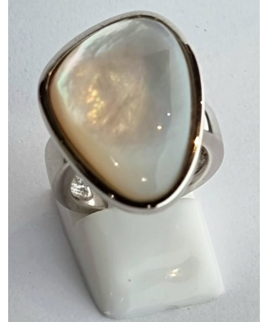 Bague Nacre Argent 925 Taille 53