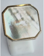 Bague Nacre Argent 925 Taille 49