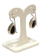 Boucles Onyx Goutte Argent 925