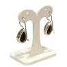 Boucles Onyx Goutte Argent 925