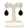 Boucles Onyx Goutte Argent 925