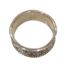 Anneau Ciselé Géométriquement Argent 925 Taille 62
