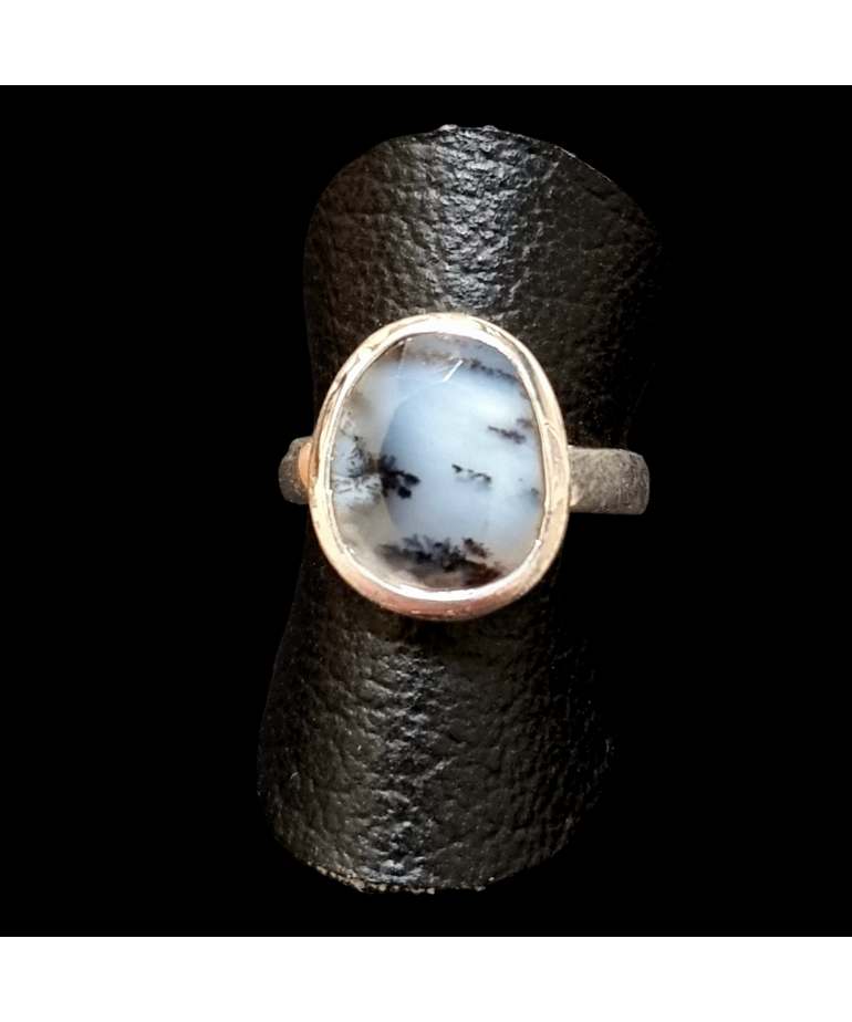 Bague Merlinite Argent 925 Taille 55