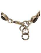 Bracelet Grenat Goutte Facetté Argent 925