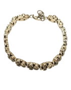 Bracelet Citrine Ovale et Ronde Facettée Argent 925