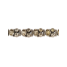 Bracelet Citrine Ovale et Ronde Facettée Argent 925