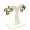 Boucles Péridot Rectangulaire Ovale et Ronde Facetté Argent 925