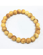 Bracelet Palo Santo Pierres Rondes 8mm