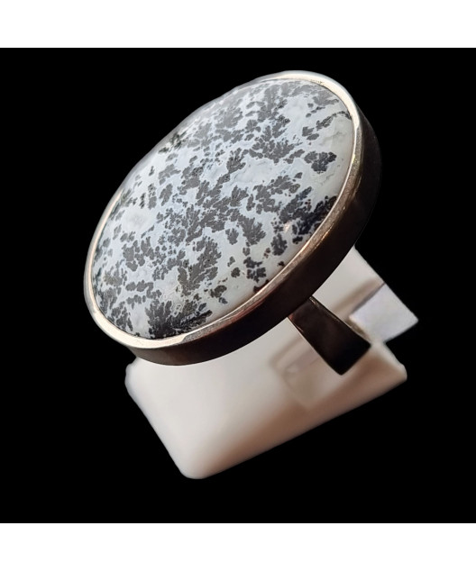 Bague Merlinite Argent 925 Taille 60
