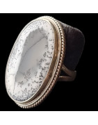 Bague Merlinite Argent 925 Taille 58
